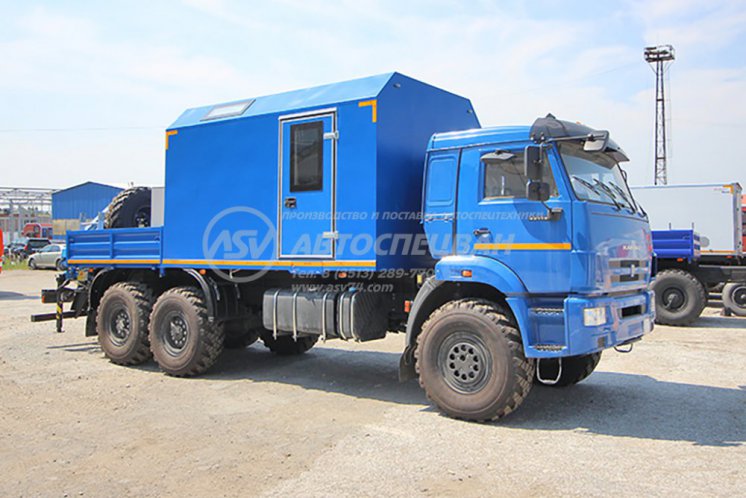 ПАРМ КамАЗ 43118-3027-50 с КМУ ИМ-25 0