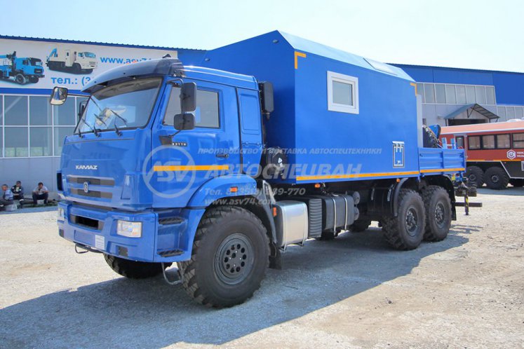 ПАРМ КамАЗ 43118-3027-50 с КМУ ИМ-25 1