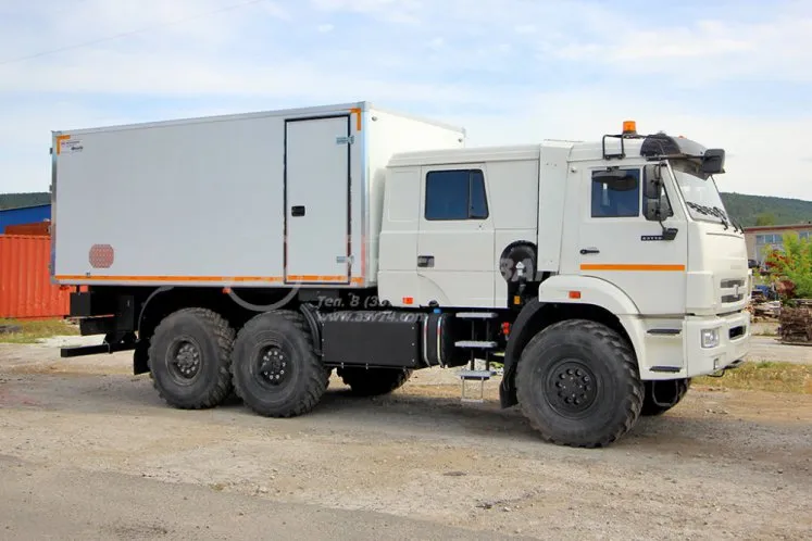 Автомобиль для перевозки взрывчатых веществ (EX/III). КамАЗ 43118-50 Двухрядная кабина 0