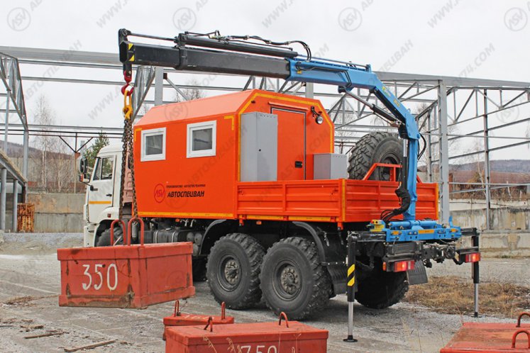 Агрегат наземного ремонта водоводов АНРВ КамАЗ 43118-3027-50 с КМУ ИМ-25 1