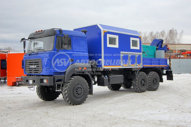 ПАРМ Урал 4320-4972-80М с КМУ АНТ 8.5 1