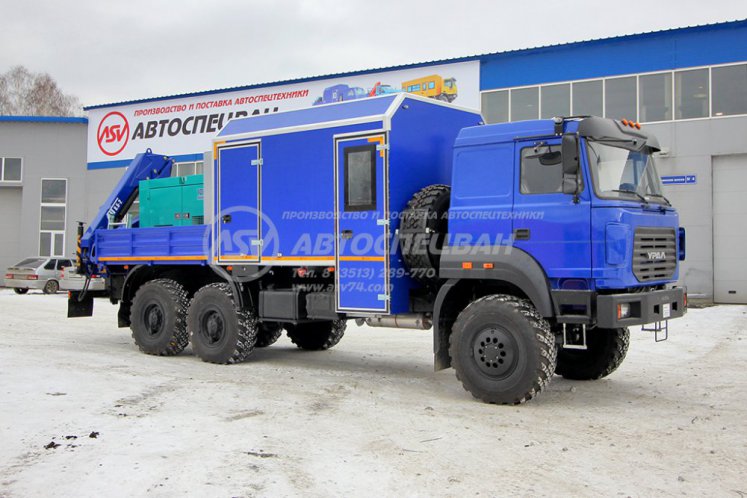ПАРМ Урал 4320-4972-80М с КМУ АНТ 8.5 0