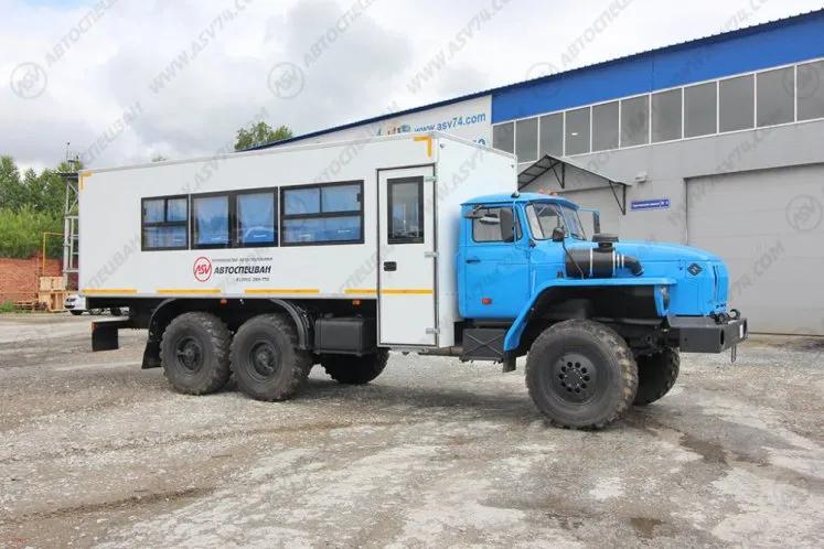 Вахтовый автобус Урал 4320-1912-60, 20 мест с грузовым отсеком 0