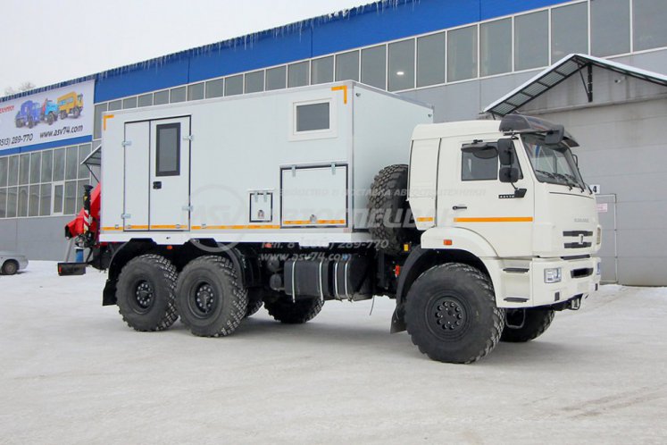 ПАРМ с КМУ Fassi F85.0.22 КамАЗ 43118-50 0