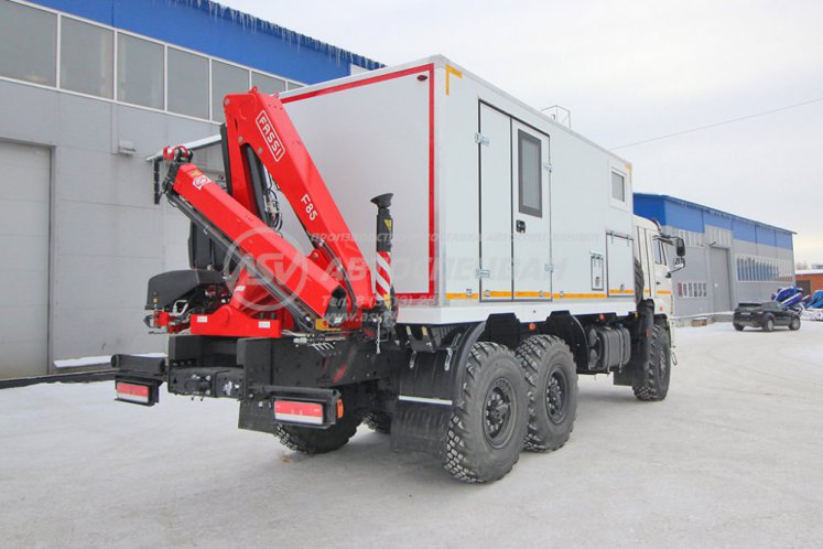 ПАРМ с КМУ Fassi F85.0.22 КамАЗ 43118-50 1