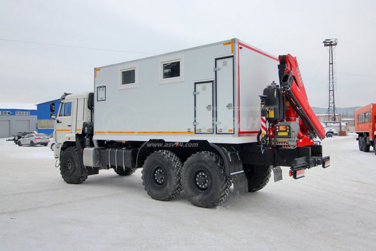 ПАРМ с КМУ Fassi F85.0.22 КамАЗ 43118-50 2