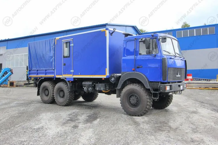 Транспортно-бытовой автомобиль ТБМ МАЗ 6317F9-568-031 с КМУ ИМ-25 0