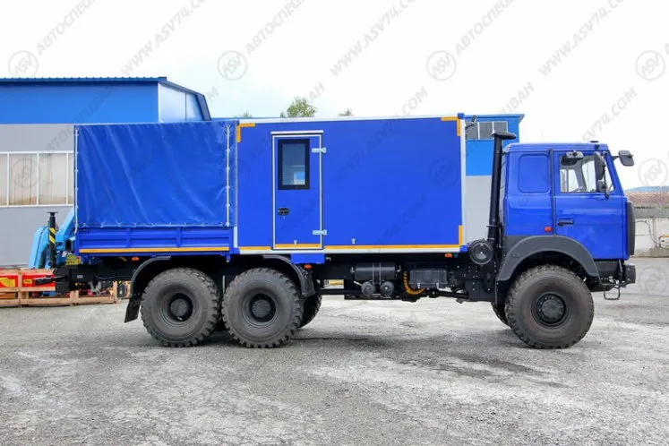Транспортно-бытовой автомобиль ТБМ МАЗ 6317F9-568-031 с КМУ ИМ-25 2