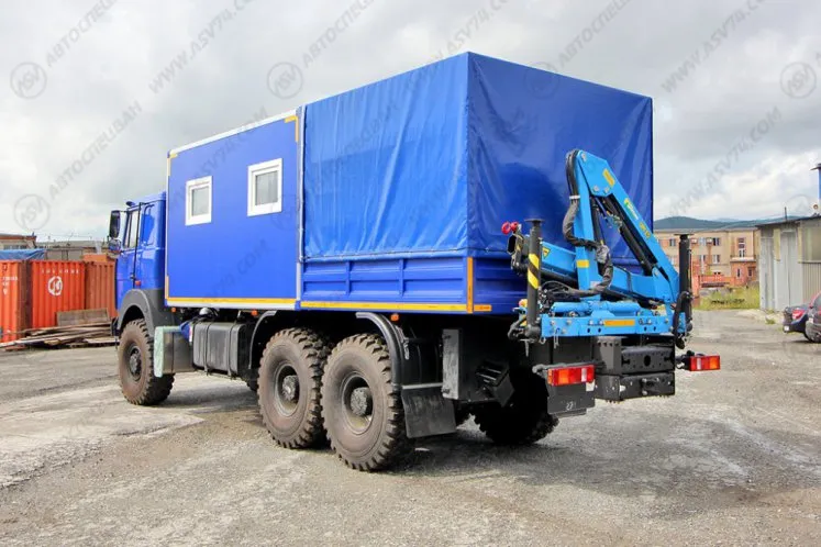 Транспортно-бытовой автомобиль ТБМ МАЗ 6317F9-568-031 с КМУ ИМ-25 4