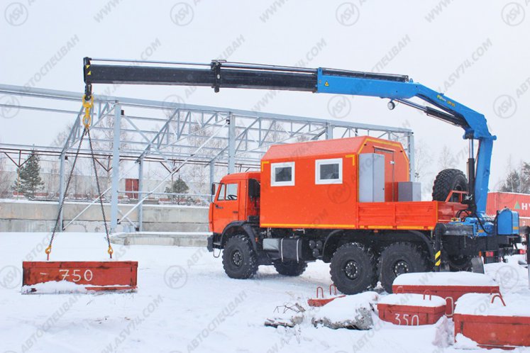 Агрегат ремонта и обслуживания качалок АРОК КАМАЗ 43118-3027-50 с КМУ ИМ-95 4