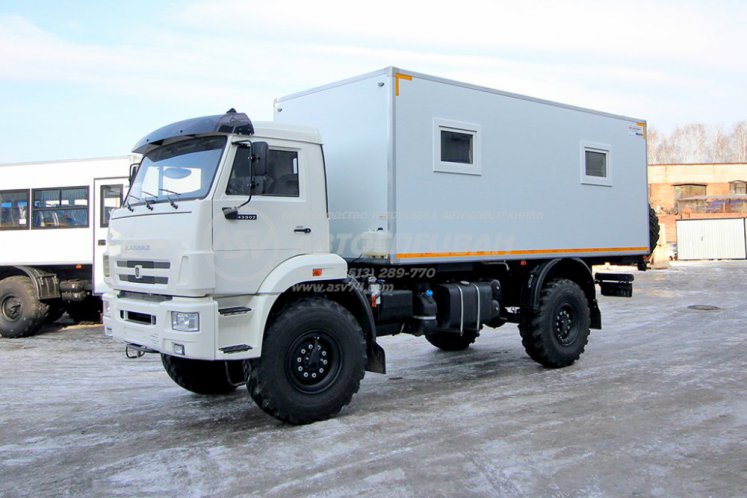 Передвижная столовая (12 мест) на шасси Камаз 43502-66 1