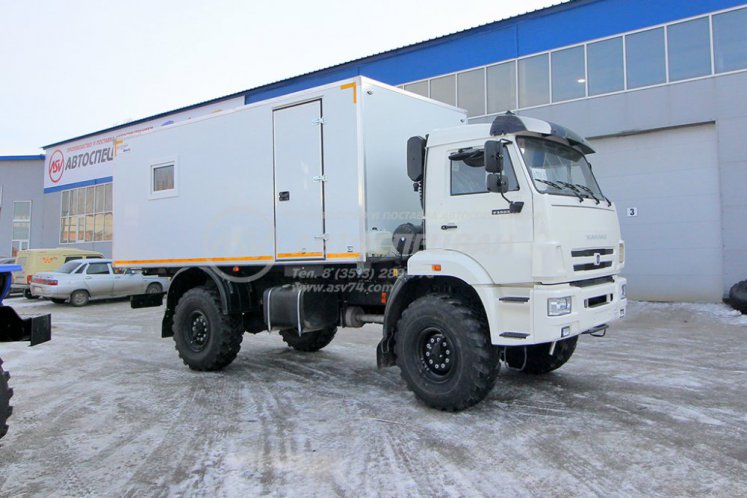 Передвижная столовая (12 мест) на шасси Камаз 43502-66 0