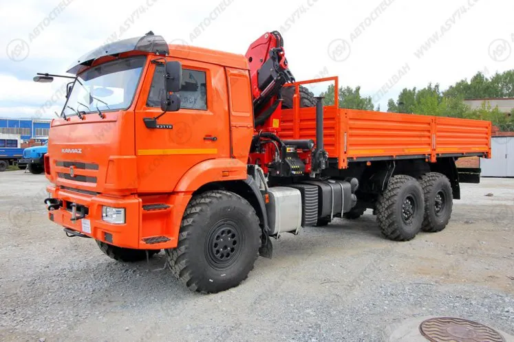 Бортовой КАМАЗ 43118-3027-50 с КМУ Palfinger 15500 2