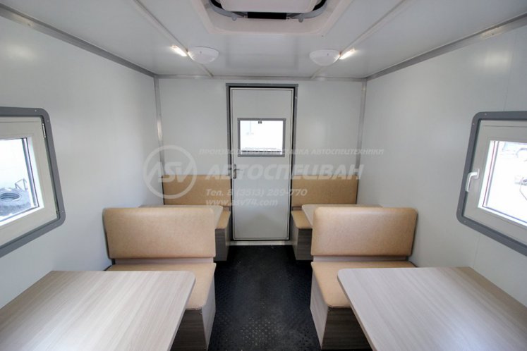 Передвижная столовая (12 мест) на шасси Камаз 43502-66 6