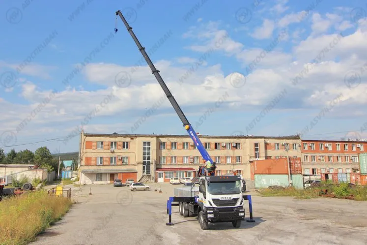 Бортовой автомобиль IVECO-AMT 633943 с КМУ DONGYANG SS1956 5