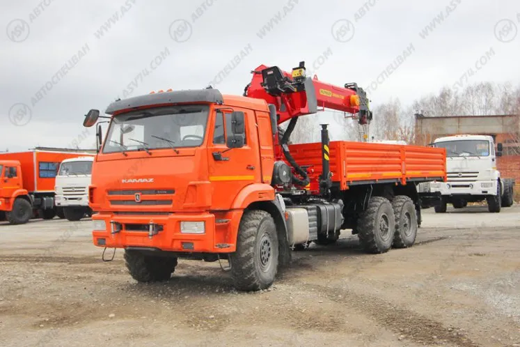 Бортовой автомобиль КАМАЗ 43118-3090-50 с КМУ ИТ-180 (тросовый) 1
