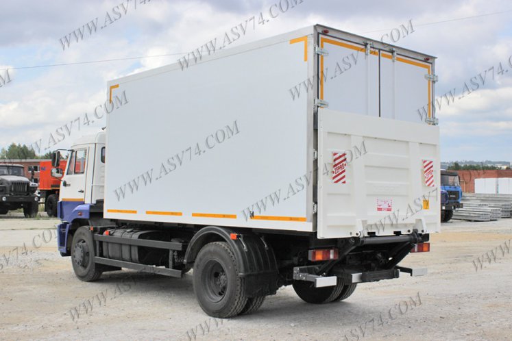 Изотермический фургон КамАЗ 43253-3010-69(G5) c ХОУ и гидробортом 2