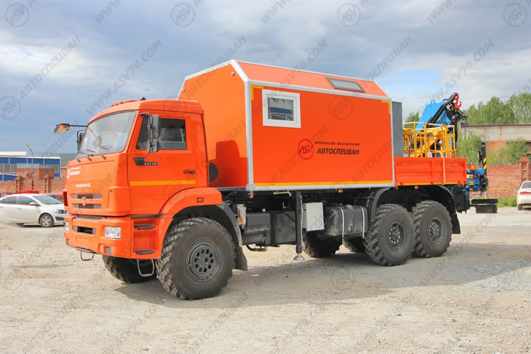 Маслостанция КАМАЗ 43118-3027-50 с КМУ ИМ-180 1