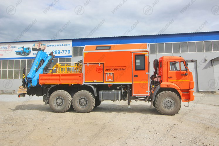 Маслостанция КАМАЗ 43118-3027-50 с КМУ ИМ-180 9