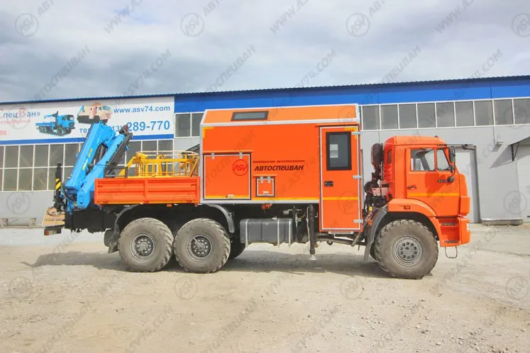 Маслостанция КАМАЗ 43118-3027-50 с КМУ ИМ-180 9