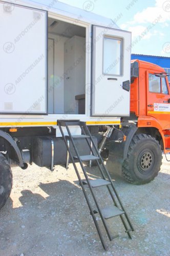 Агрегат для ремонта и обслуживания качалок АРОК КАМАЗ 43118-3027-50 с бортовой платформой и КМУ ИМ-95 6