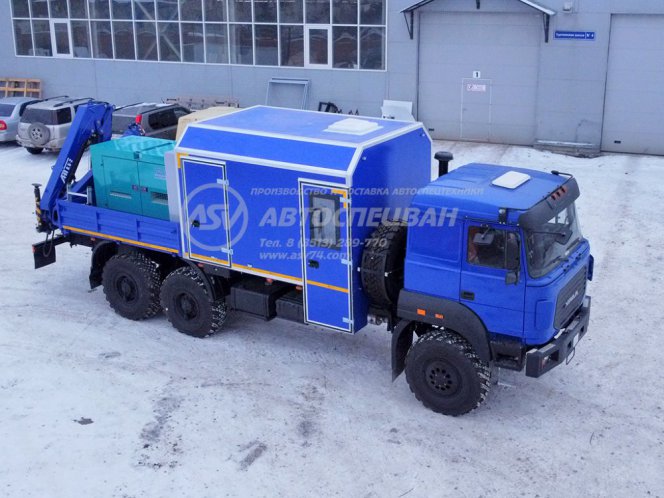 ПАРМ Урал 4320-4972-80М с КМУ АНТ 8.5 7