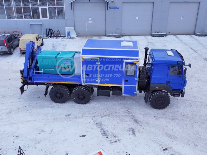 ПАРМ Урал 4320-4972-80М с КМУ АНТ 8.5 8