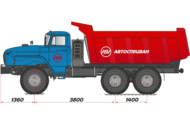 Самосвал Урал 55571-0121-60МФ16 0