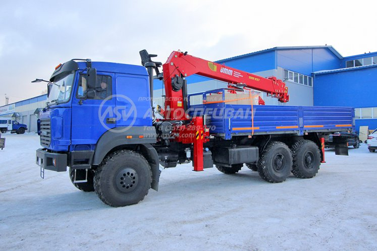 Бортовой Урал 4320-4972-80 с КМУ UMM 816T
