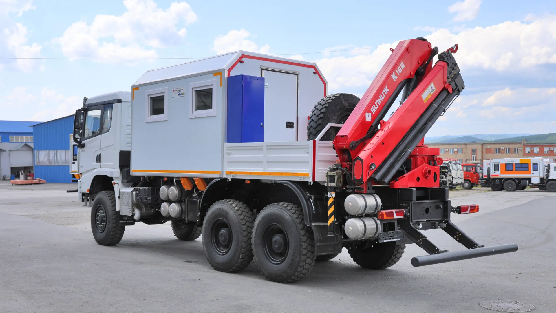 АРОК SHACMAN SX32586V385 с КМУ Sunhunk K168 2