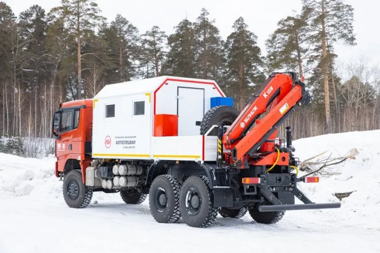 АРОК SHACMAN SX32586V385 с КМУ Sunhunk 108-2 11