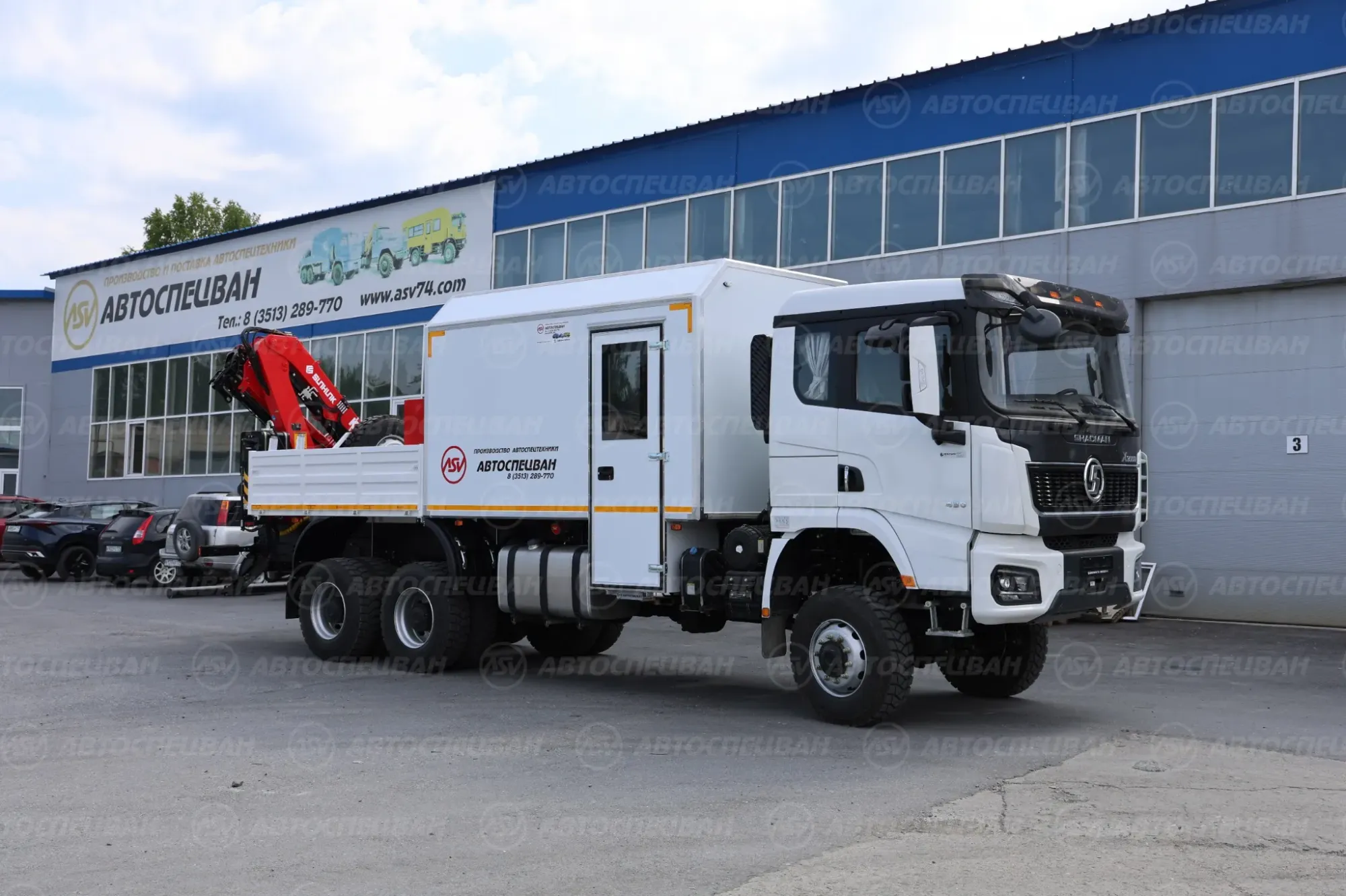 Арок SHACMAN SX32586V385 с КМУ Sunhunk 125 0