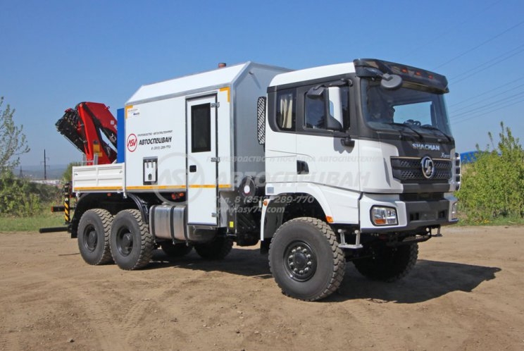 Арок SHACMAN SX32586V385 с КМУ Sunhunk 125 4