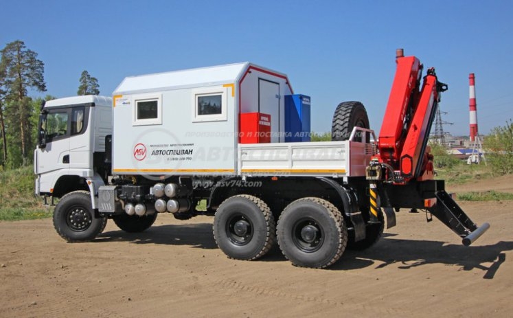 Арок SHACMAN SX32586V385 с КМУ Sunhunk 125 5