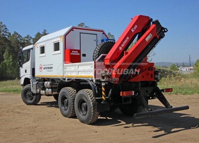 Арок SHACMAN SX32586V385 с КМУ Sunhunk 125 7