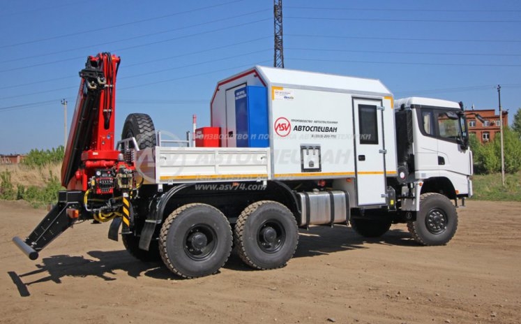 Арок SHACMAN SX32586V385 с КМУ Sunhunk 125 8