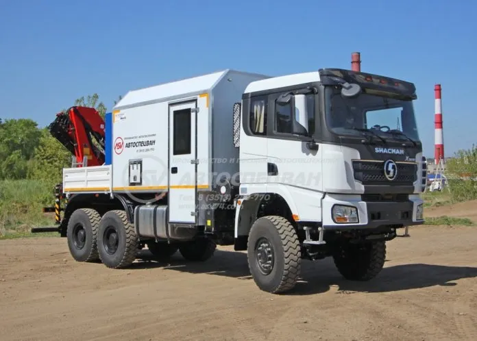 АРОК SHACMAN SX32586V385 с КМУ Sunhunk 125 6