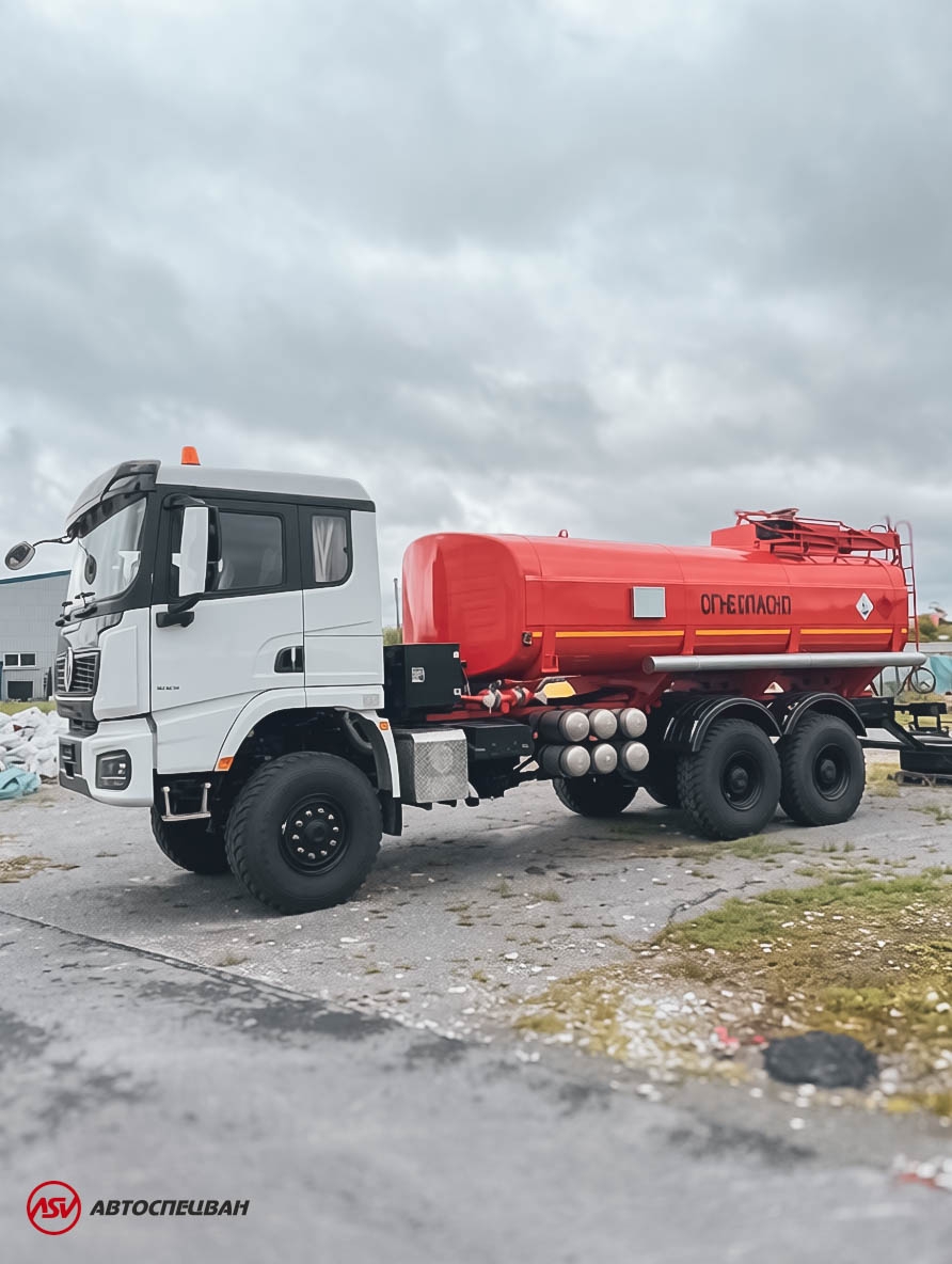 Автотопливозаправщик АТЗ-18 Shacman X3000 6х6 (односкатная ошиновка) 4
