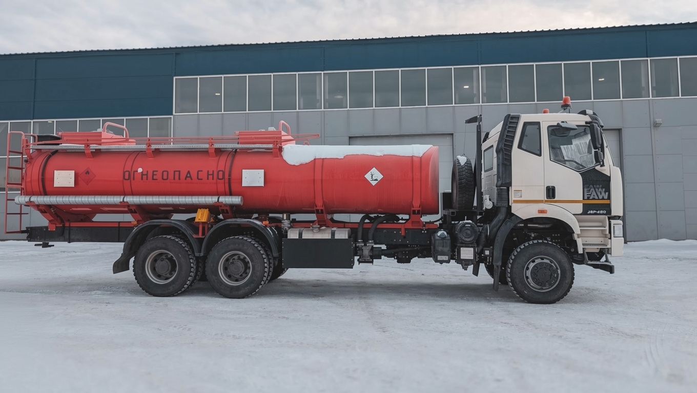 Автоцистерна АТЗ 18-2 на шасси FAW 6Х6 1