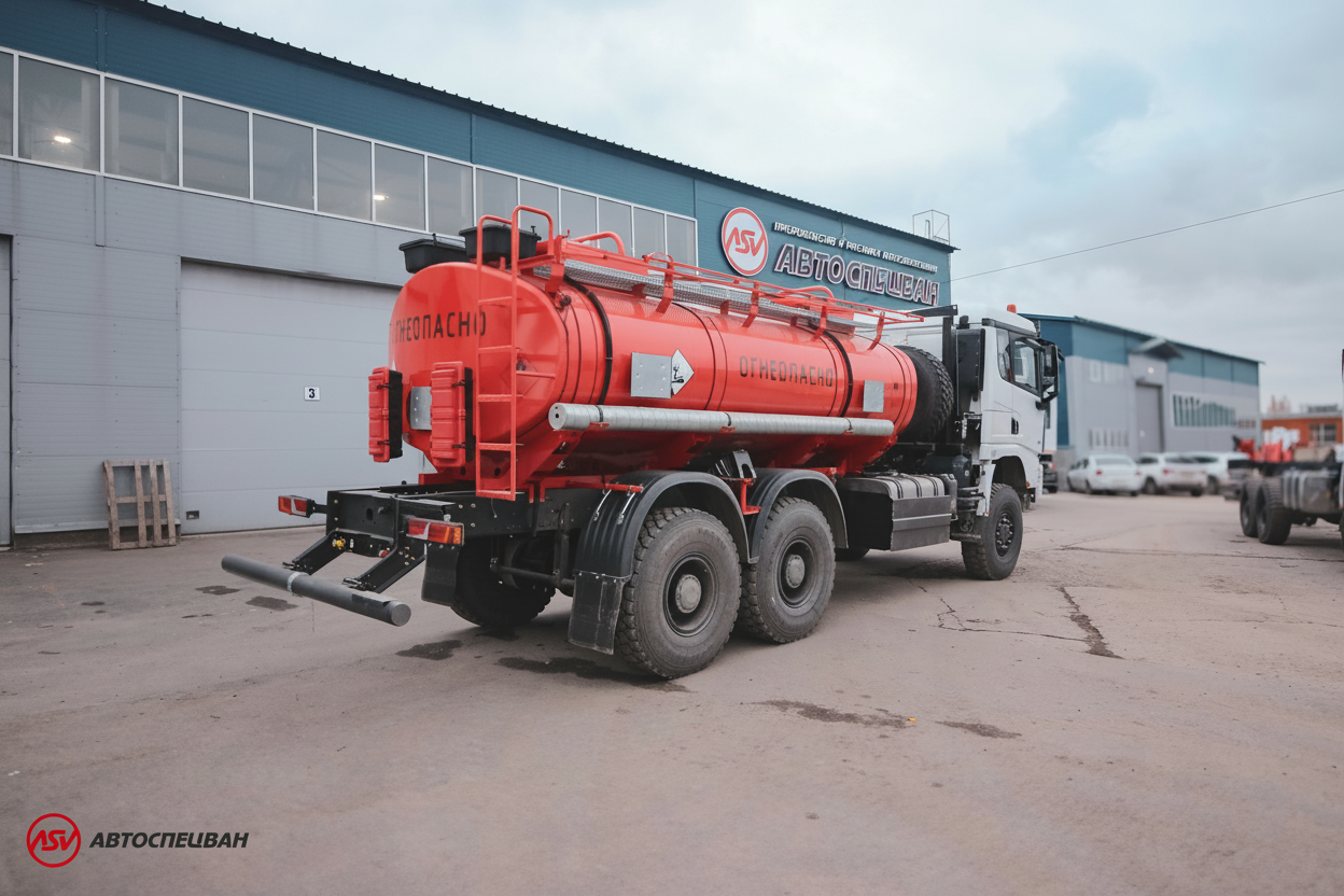 Автотопливозаправщик АТЗ-12/2 Shacman X3000 6х6 (односкатная ошиновка) 3