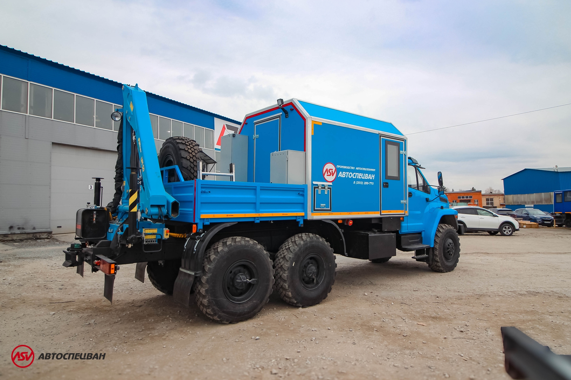 Агрегат для ремонта и обслуживания качалок АРОК УРАЛ NEXT 4320-6952-72(Е5) с КМУ ИМ-50 2