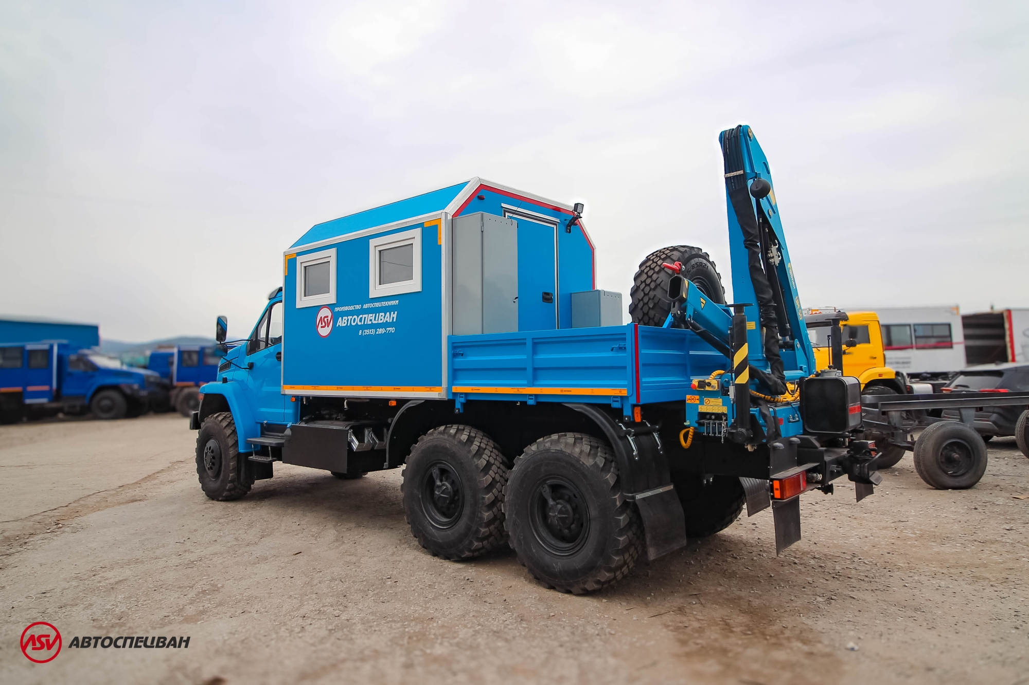 Агрегат для ремонта и обслуживания качалок АРОК УРАЛ NEXT 4320-6952-72(Е5) с КМУ ИМ-50 3