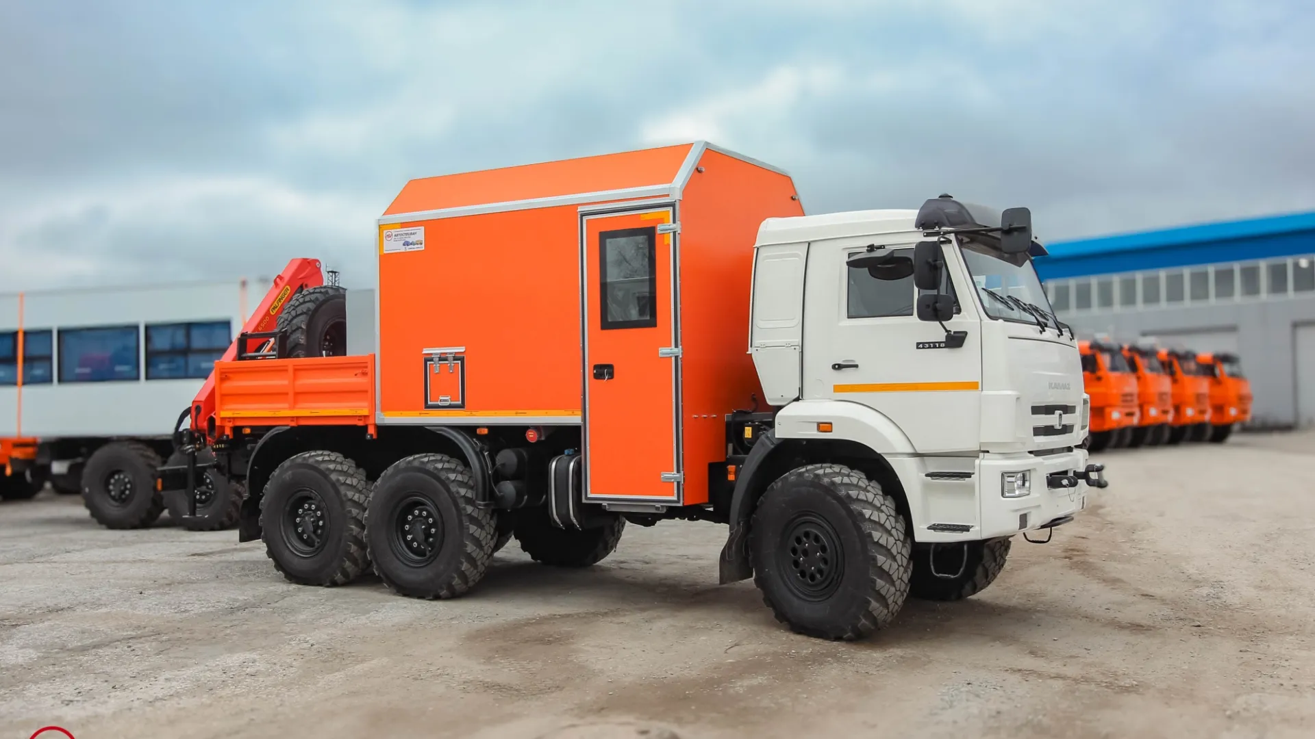 Агрегат наземного ремонта водоводов АНРВ КАМАЗ 43118-3027-50 с КМУ Palfinger 6500 0