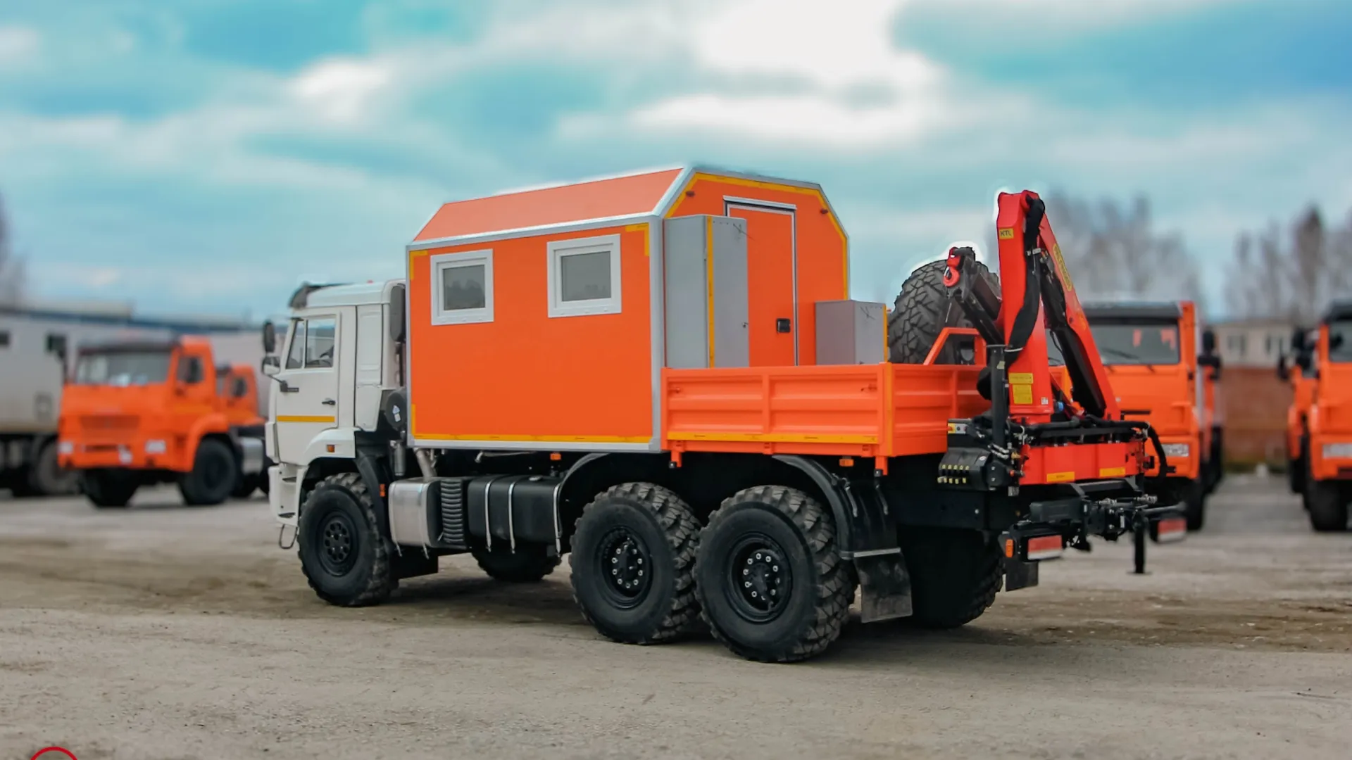 Агрегат наземного ремонта водоводов АНРВ КАМАЗ 43118-3027-50 с КМУ Palfinger 6500 3