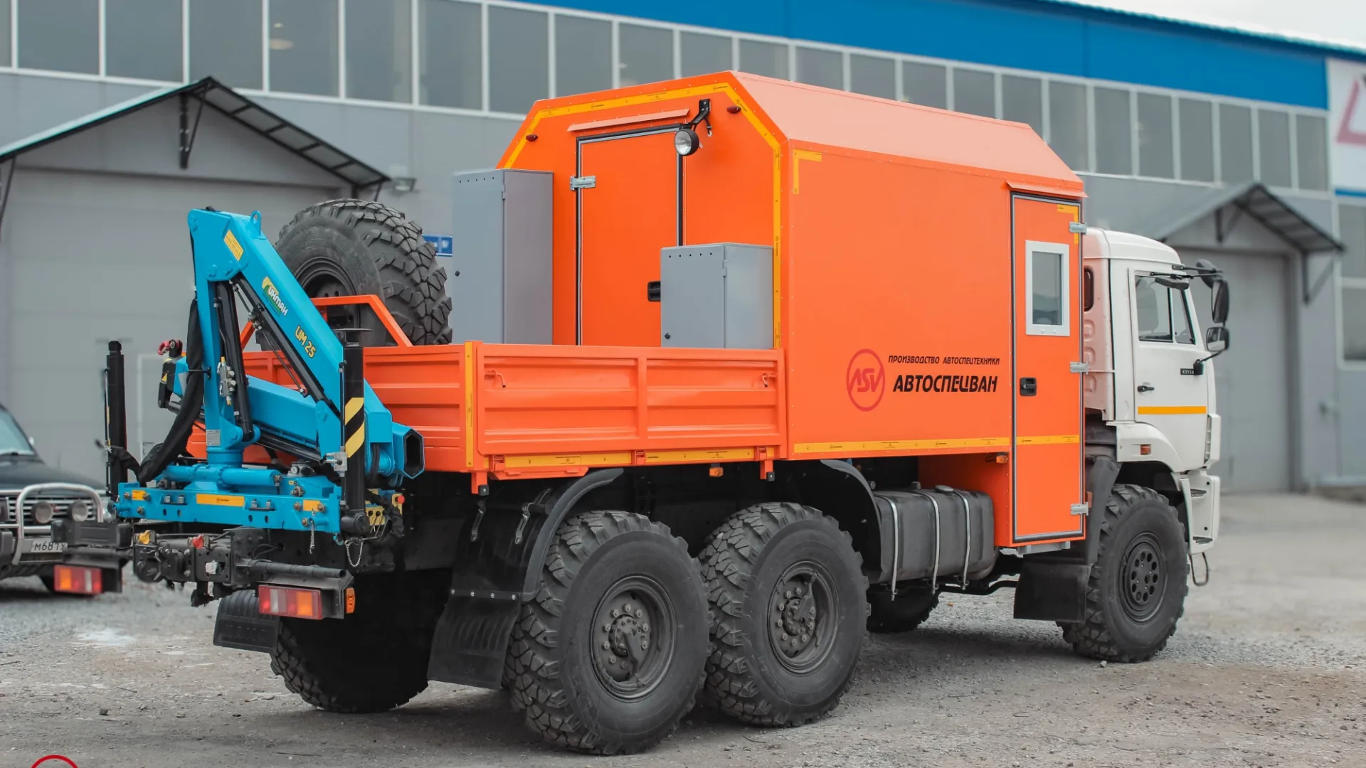 Агрегат наземного ремонта водоводов АНРВ КамАЗ 43118-3027-50 с КМУ ИМ-25 3
