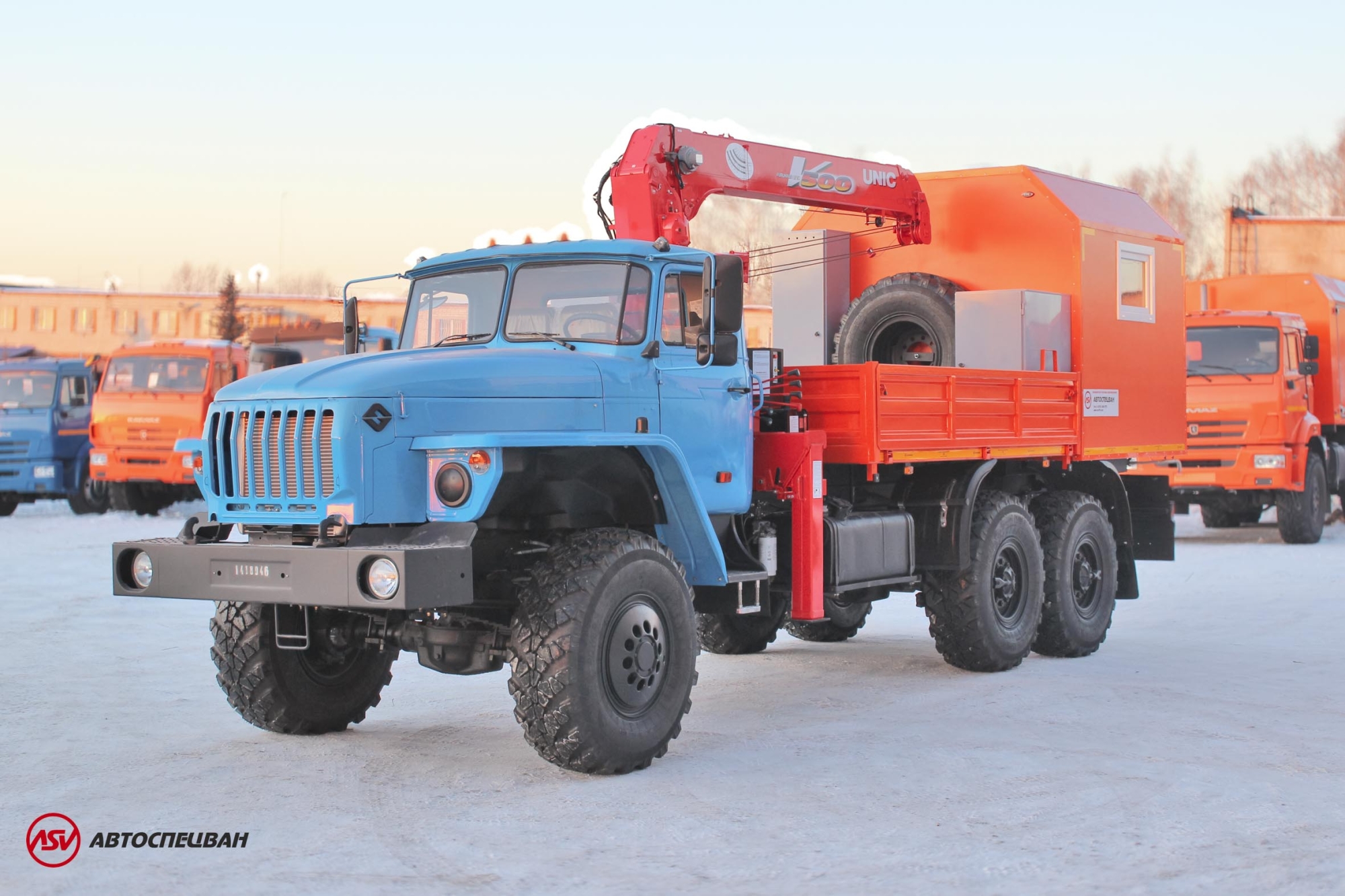 ГПА Урал 4320-1912-60 с КМУ UNIC 503 3