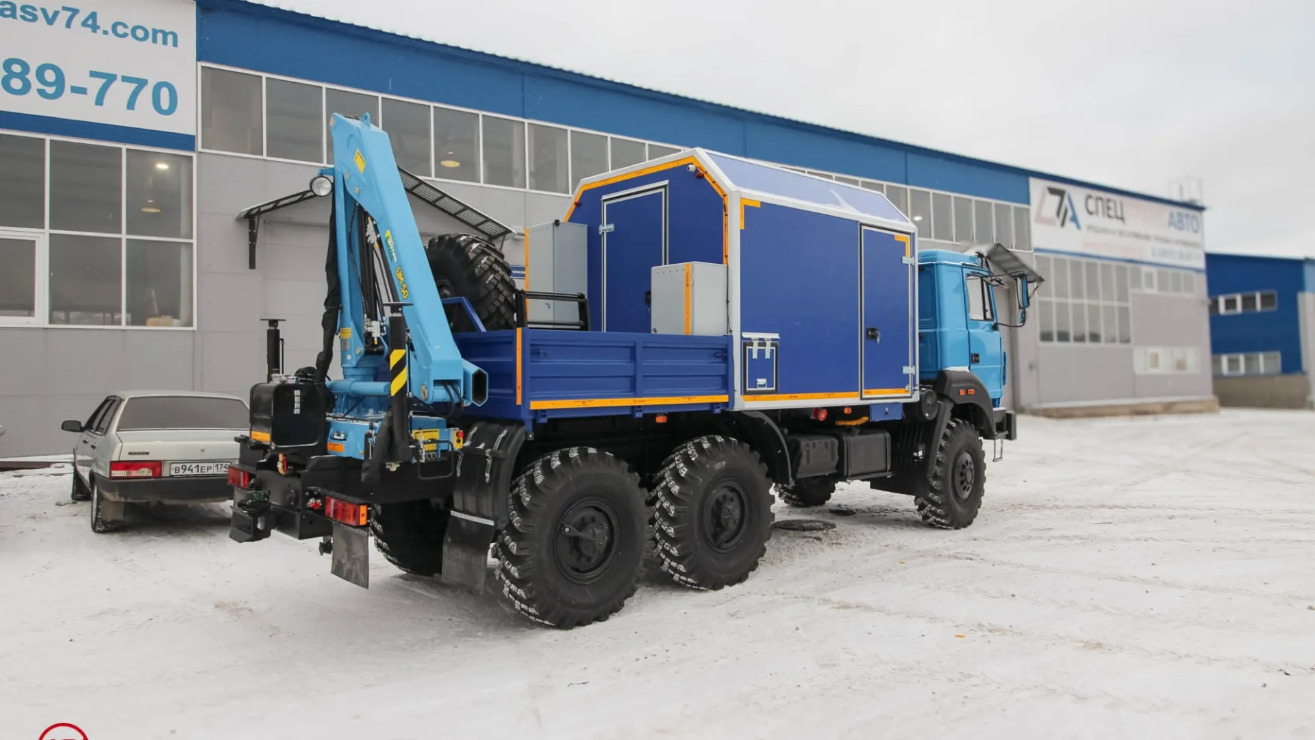Агрегат наземного ремонта водоводов АНРВ Урал 4320-4152-81Е5 с КМУ ИМ-50 2