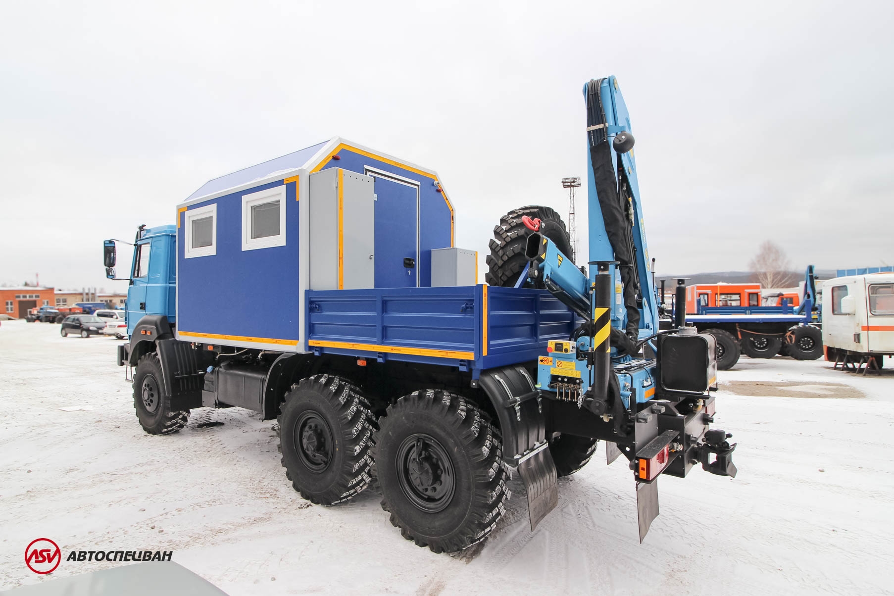 Агрегат наземного ремонта водоводов АНРВ Урал 4320-4152-81Е5 с КМУ ИМ-50 3