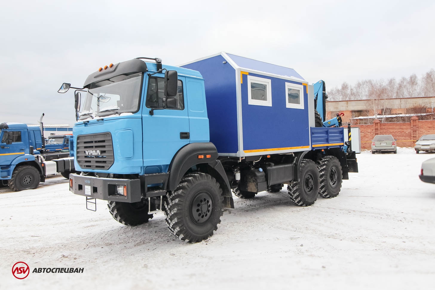 Агрегат наземного ремонта водоводов АНРВ Урал 4320-4152-81Е5 с КМУ ИМ-50 4