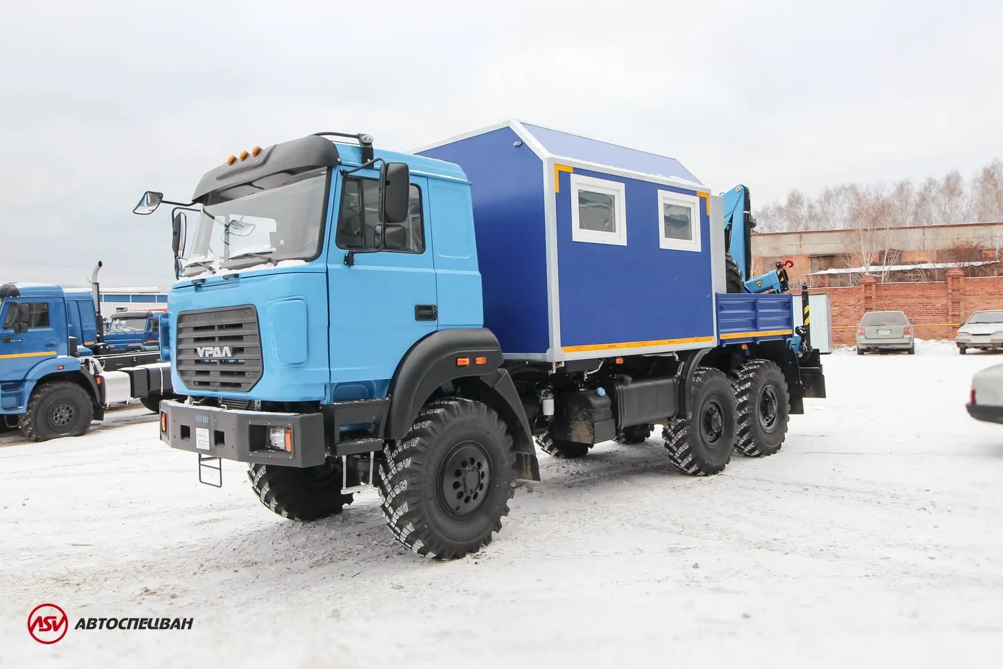 Агрегат наземного ремонта водоводов АНРВ Урал 4320-4152-81Е5 с КМУ ИМ-50 4